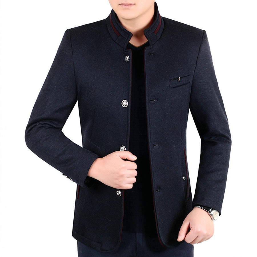Men's business wool Coat