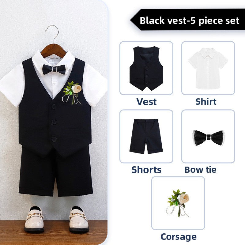 Boys' Formal Vest Suit Set