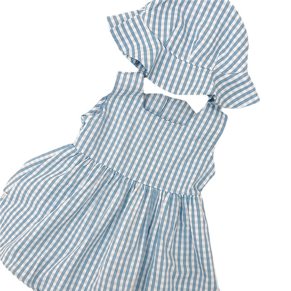 Kids' Plaid Shirt and Shorts Set