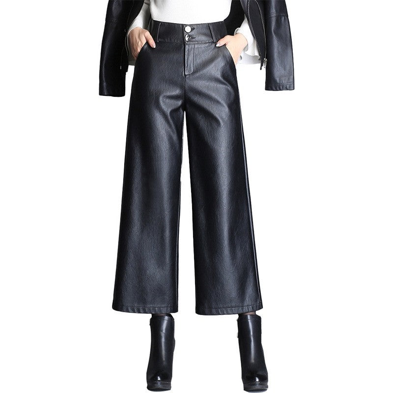 Women's leather pants