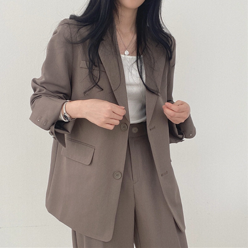 Women's Two-Piece Suit with Jacket and Pants