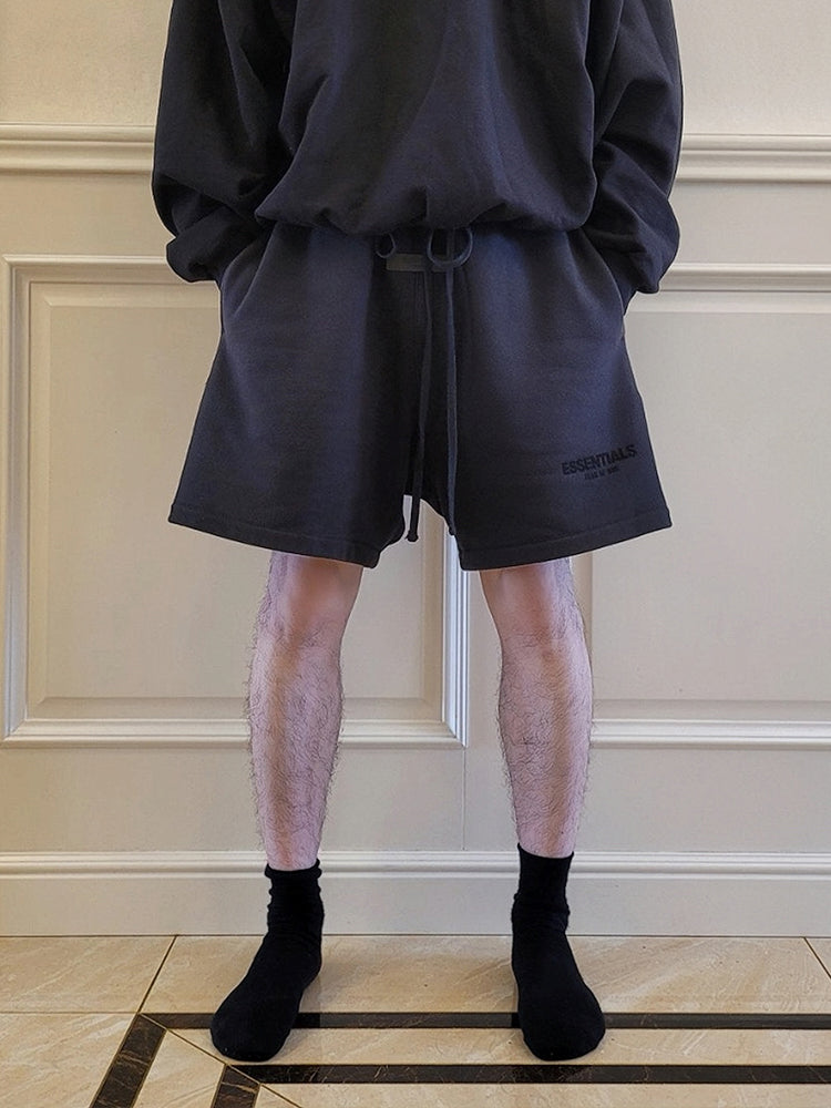 Pure cotton loose shorts