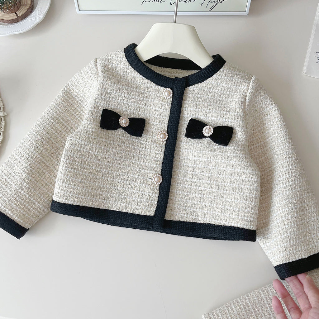 Children's Cardigan Jacket and Skirt Set