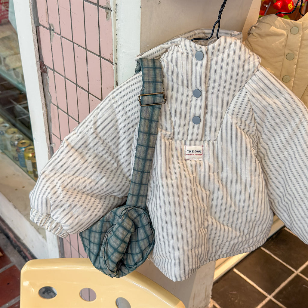 Kids' Hooded Cotton Winter Jacket