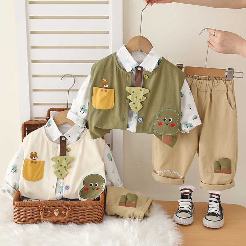 Boys' Autumn Three-Piece Suit