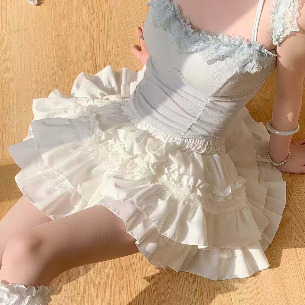 Women Lace Tutu A-Line Skirt