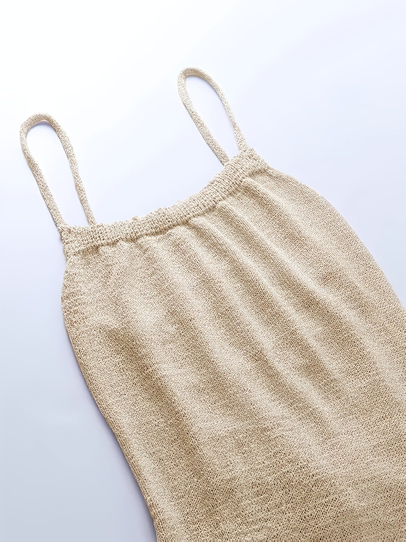 Knitted slip dress