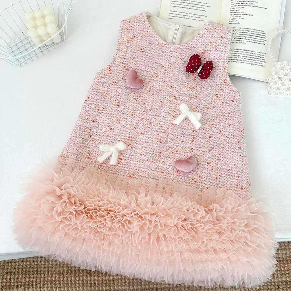 Girl's Fleece Lined Princess Tutu Dress