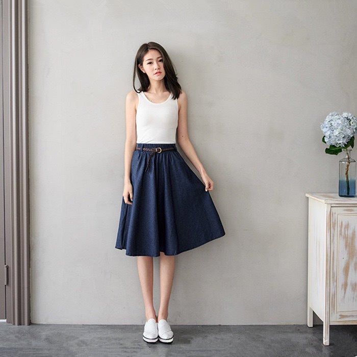 Denim skirt