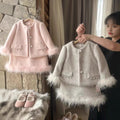 Girls' Chanel-Style Two-Piece Dress Set