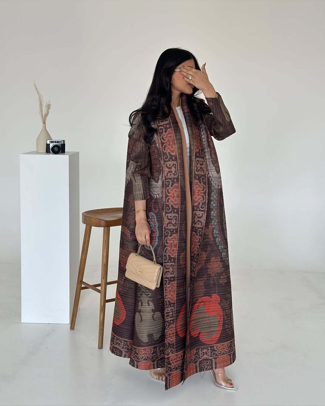 Capuchin printed robe