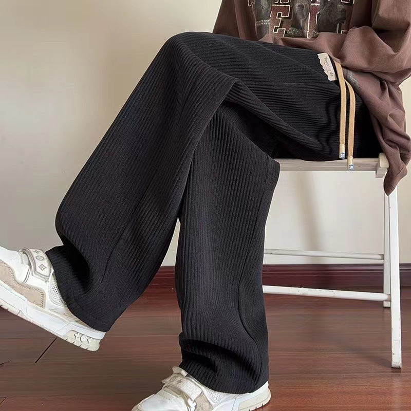 Men's Corduroy Loose Wide-leg Trousers