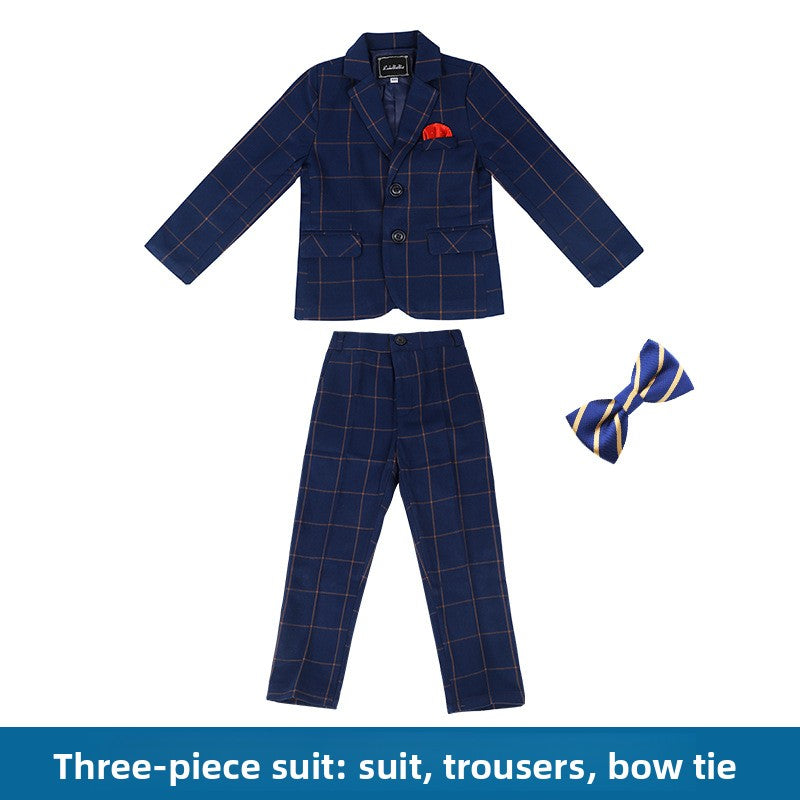 Boys' Plaid Suit