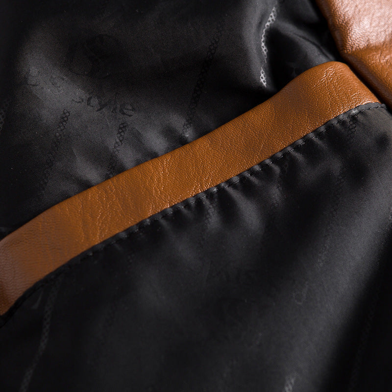 Men's Business Casual Leather Jacket