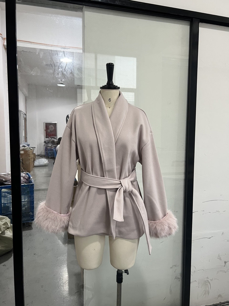 Women's Wool Blend Mid-Length Coat