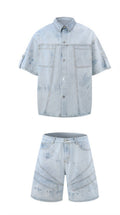 All-purpose workwear denim jacket men's suit