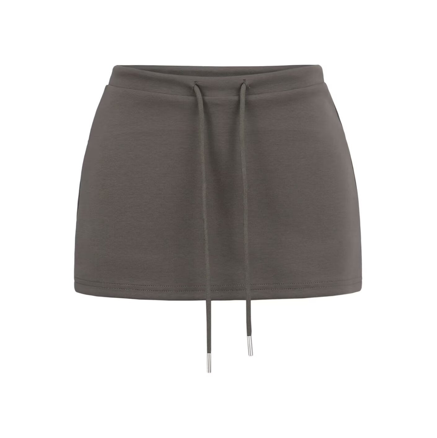Shaping low-waist A-line half-length skirt