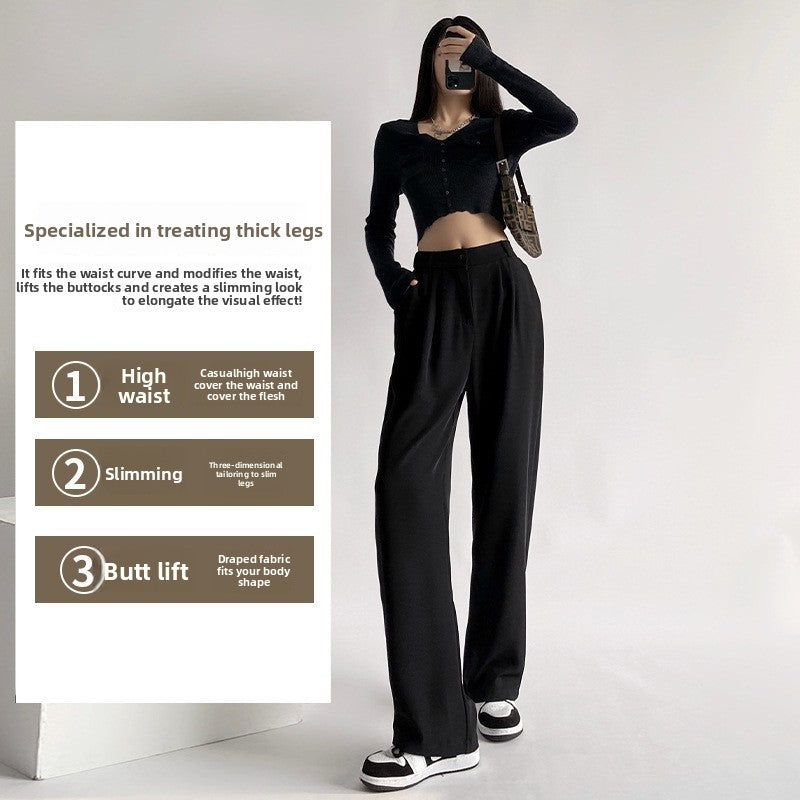 Lady's high-waisted suit pants