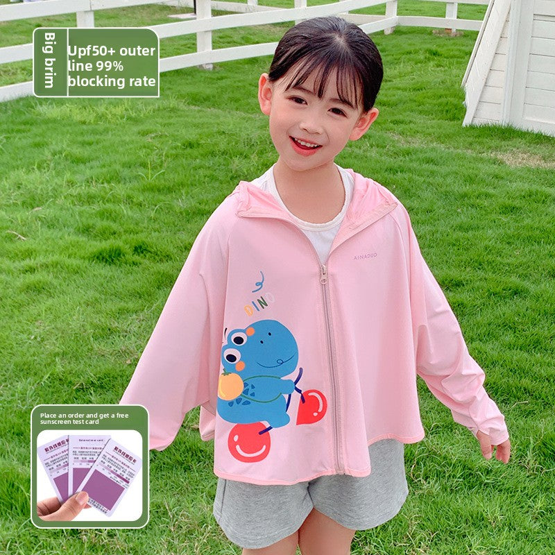 Children's Lightweight UV Protection Hooded Jacket