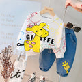 Boys' Cartoon Cotton Two-Piece Set
