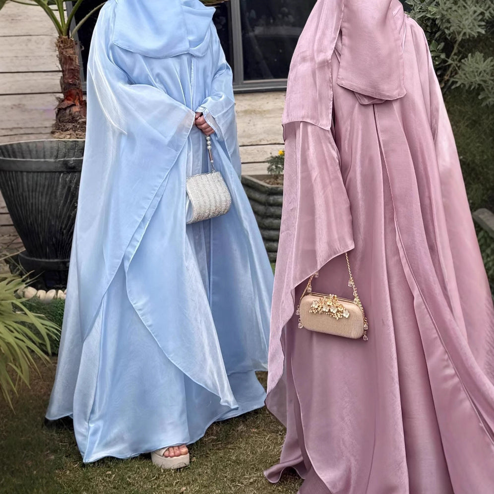 Batwing-style long robe