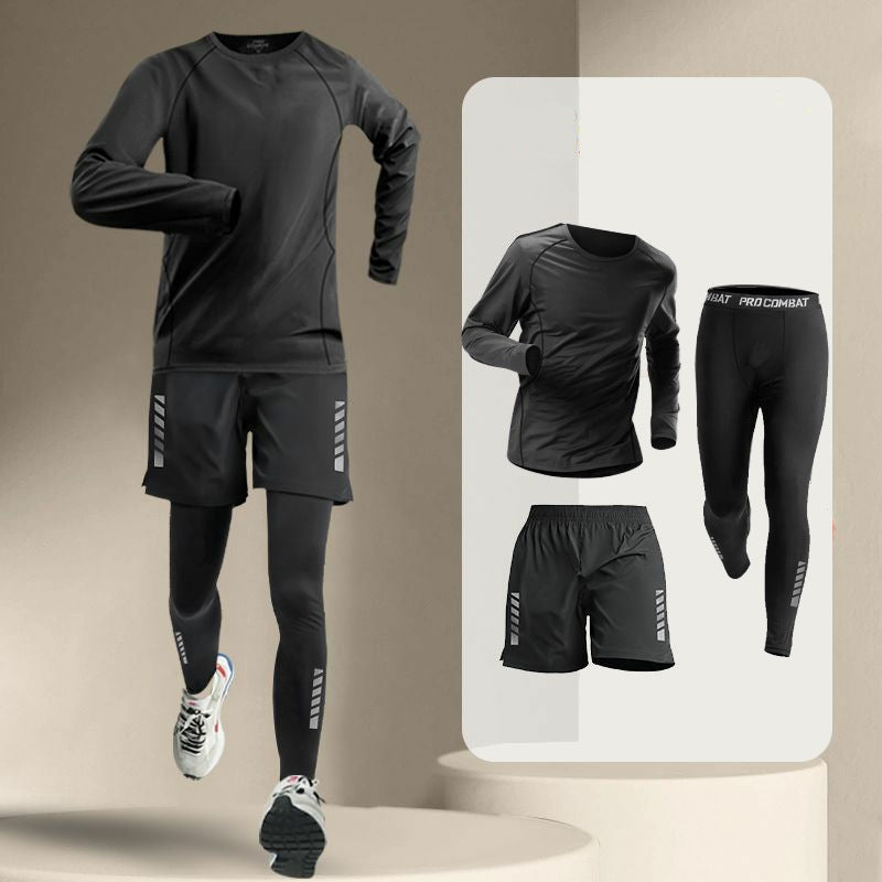 Thick-fabric warm-up suit, quick-drying clothes