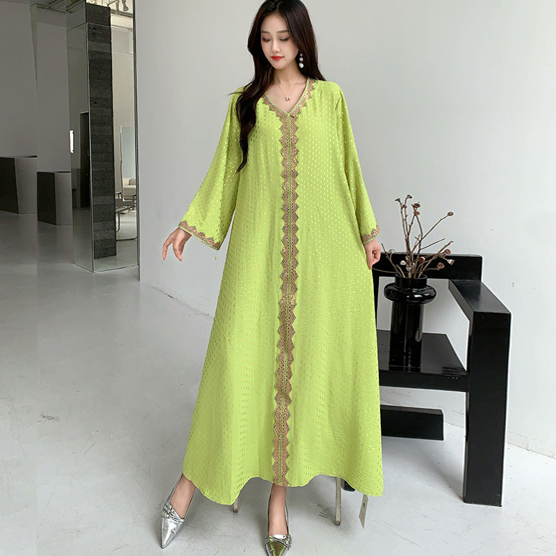 Long robe Muslim dress
