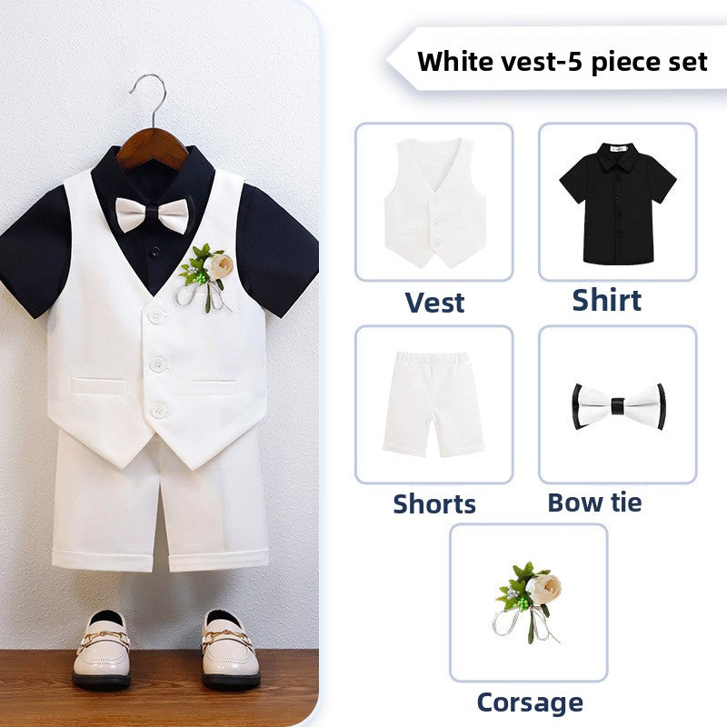 Boys' Formal Vest Suit Set