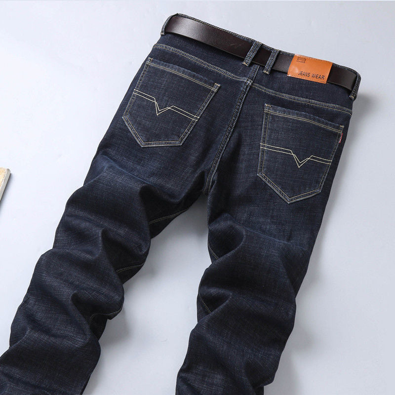 Men's straight-leg jeans