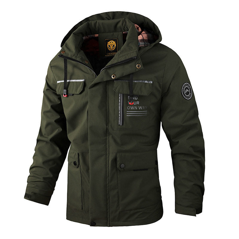 Men's Hooded Parka Jacket