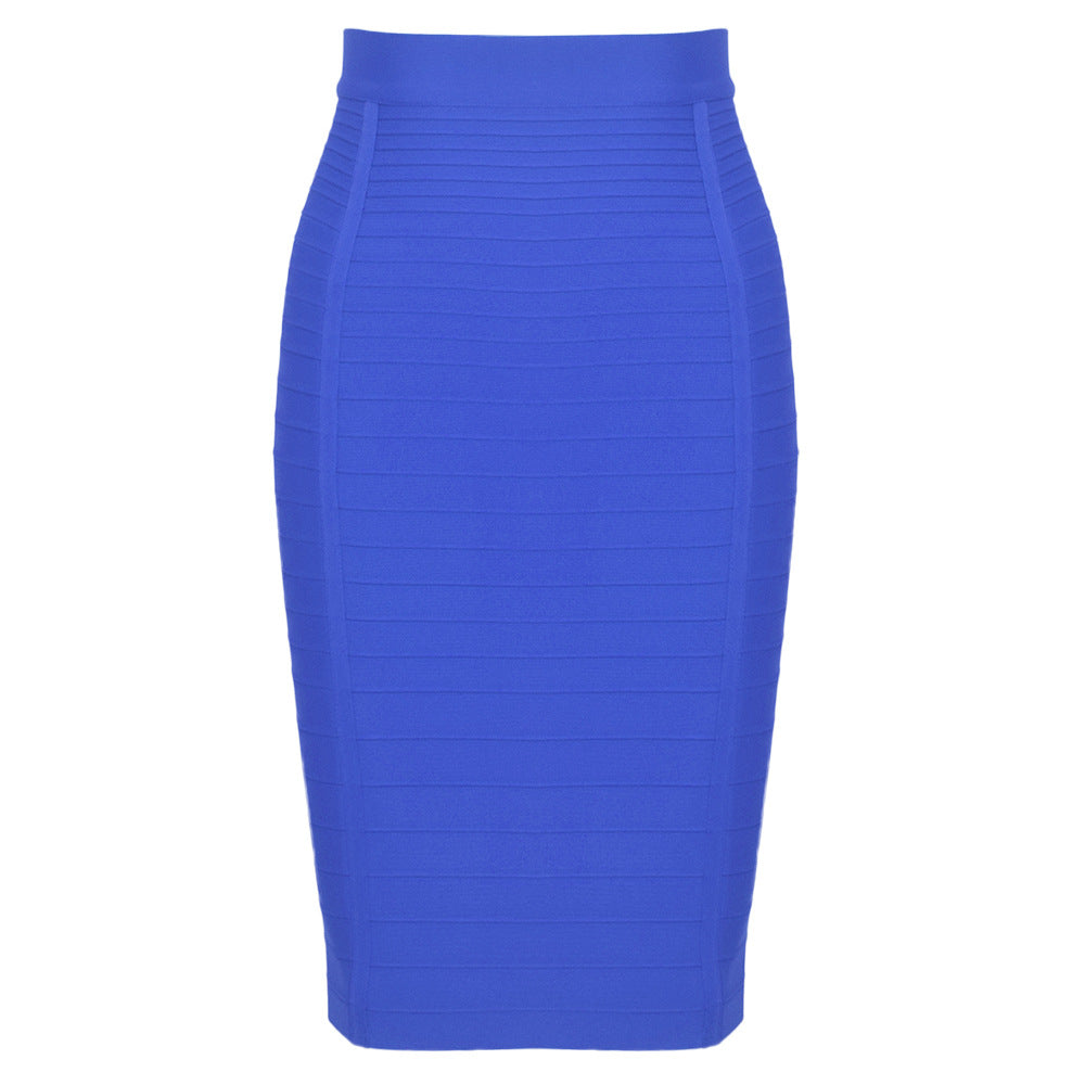 High-waisted bodycon skirt