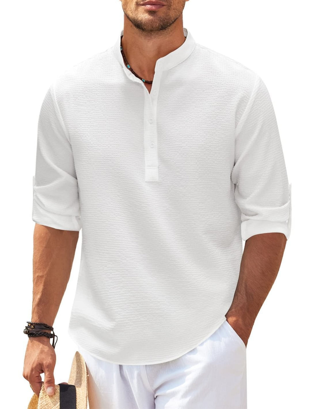 Men's leisure shirt