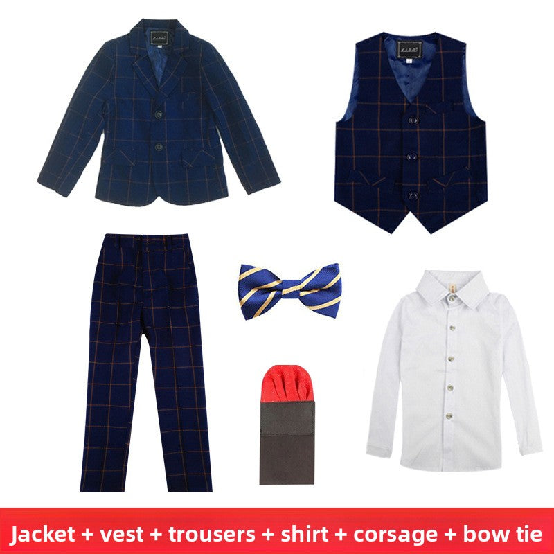 Boys' Plaid Suit
