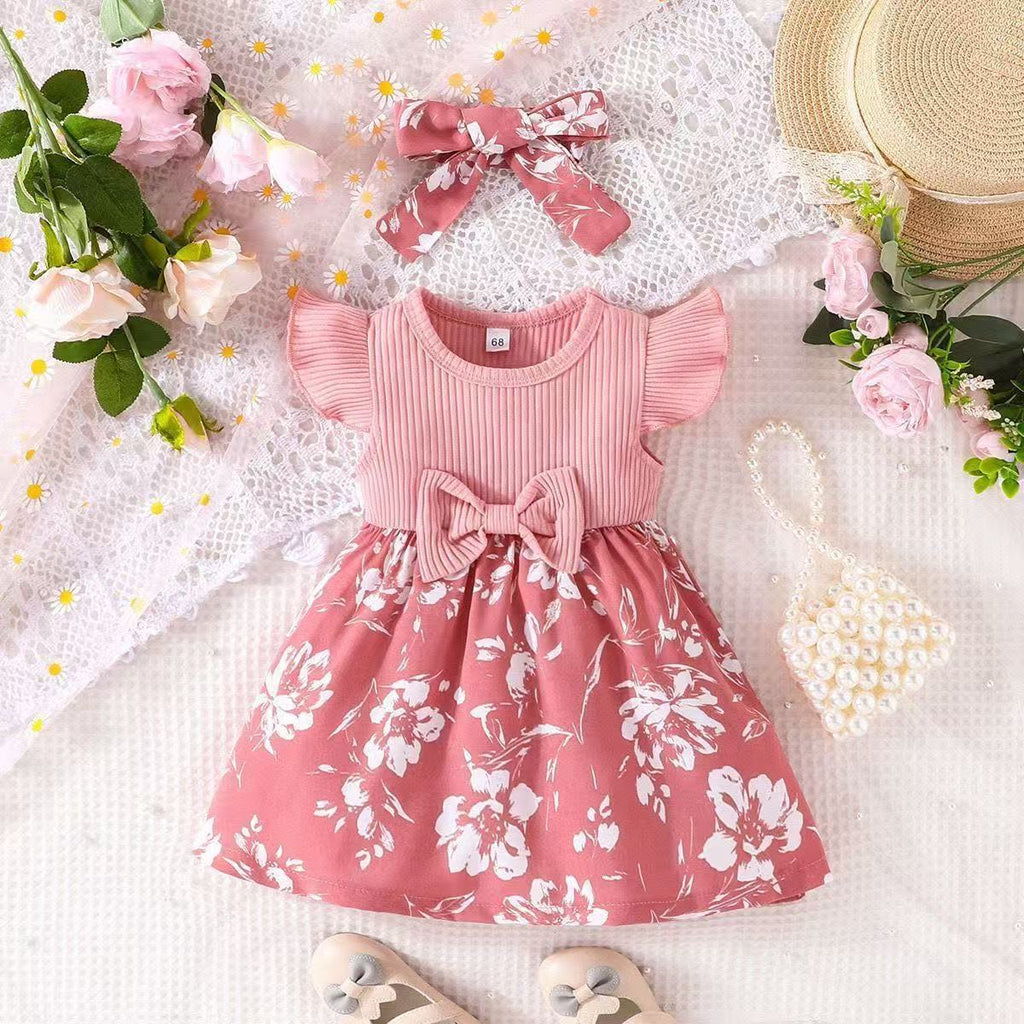 Girls' Floral Princess Dress