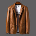 Men's Business Casual Leather Jacket