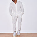 Men's Linen Casual Sportswear Set