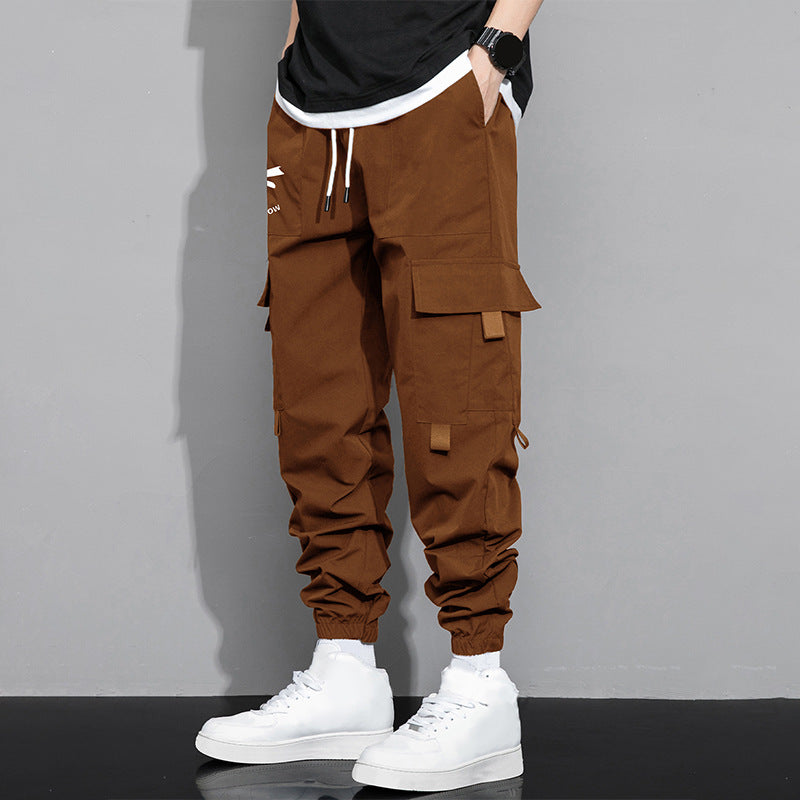 Loose-fitting casual work trousers