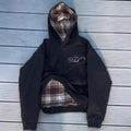 Double-Sided Hooded Pullover Sweatshirt