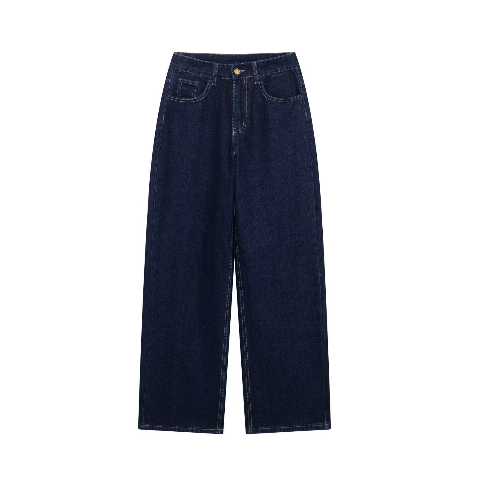 Women's Denim Suit with Waist Belt