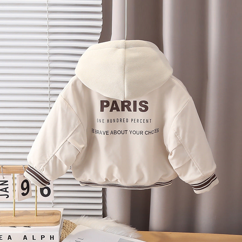 Boys' Fleece Hooded Jacket