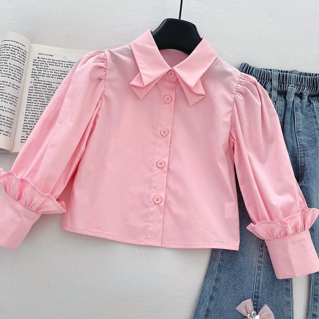 Girls' Knitted Suit