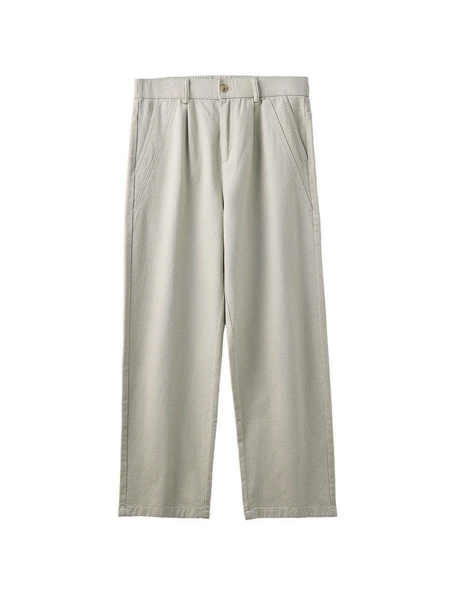 Semi-elastic trousers