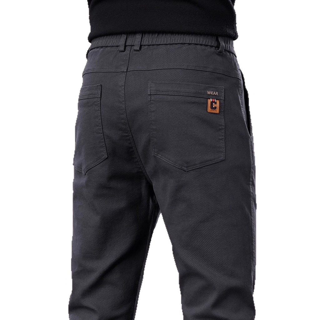 Men's Straight Leg Casual Trousers
