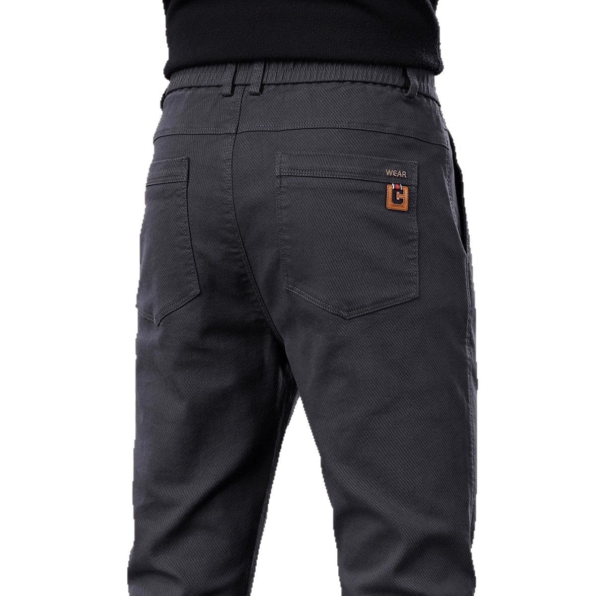 Men's Straight Leg Casual Trousers