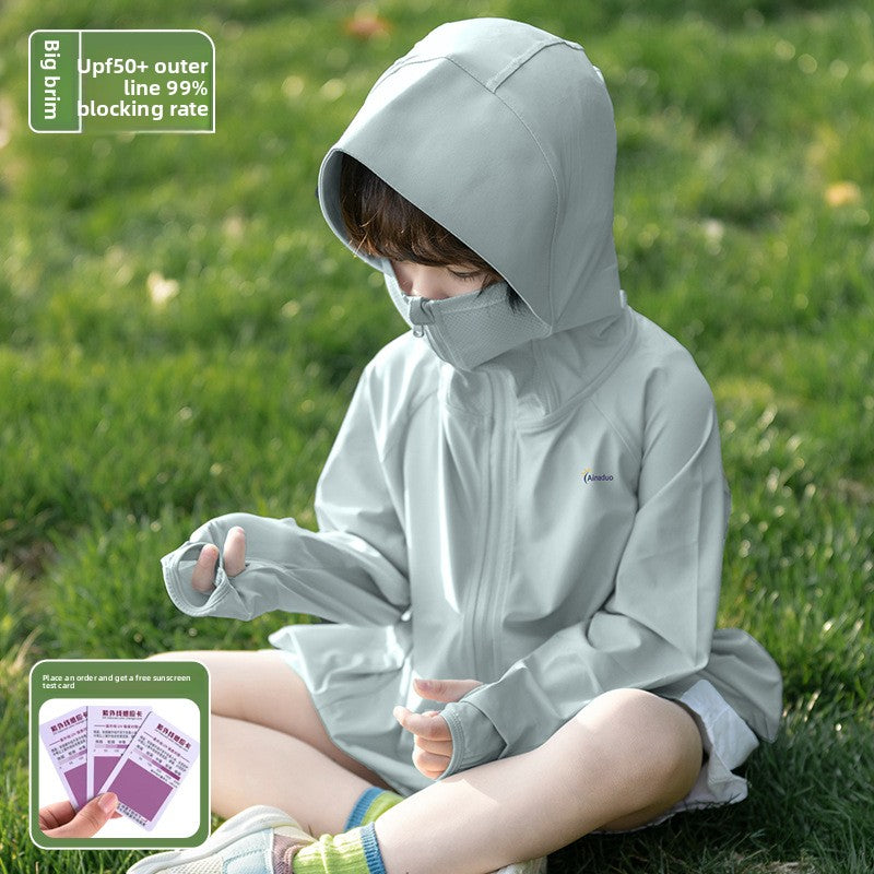 Children's Lightweight UV Protection Hooded Jacket