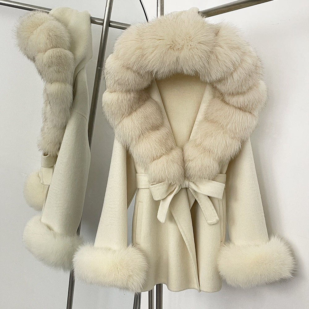 Double-Sided Wool Coat Women's Woolen Coat