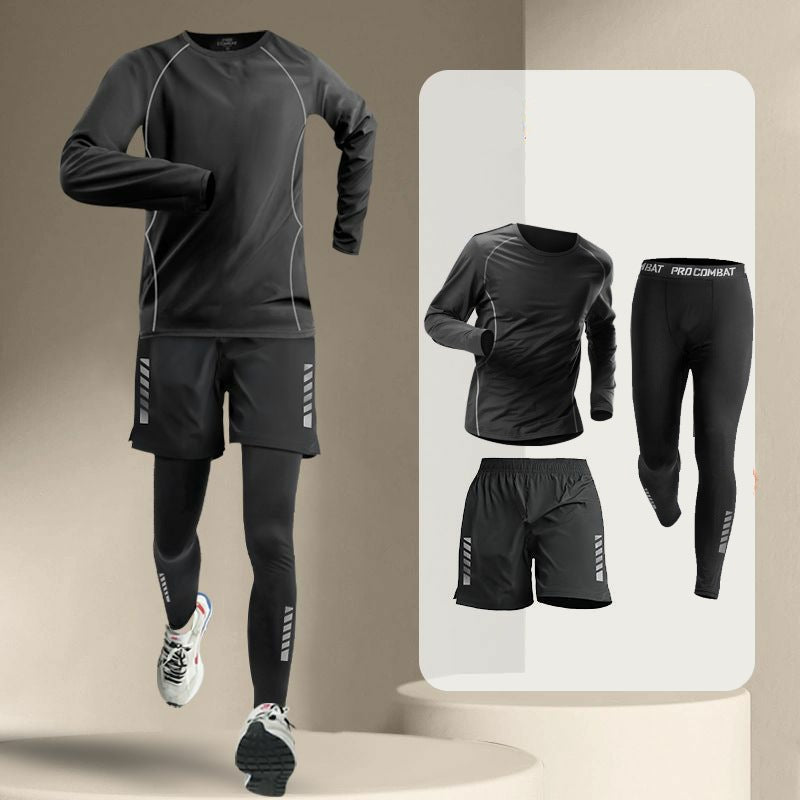 Thick-fabric warm-up suit, quick-drying clothes