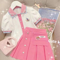 Girls' Polo Shirt Shorts Set