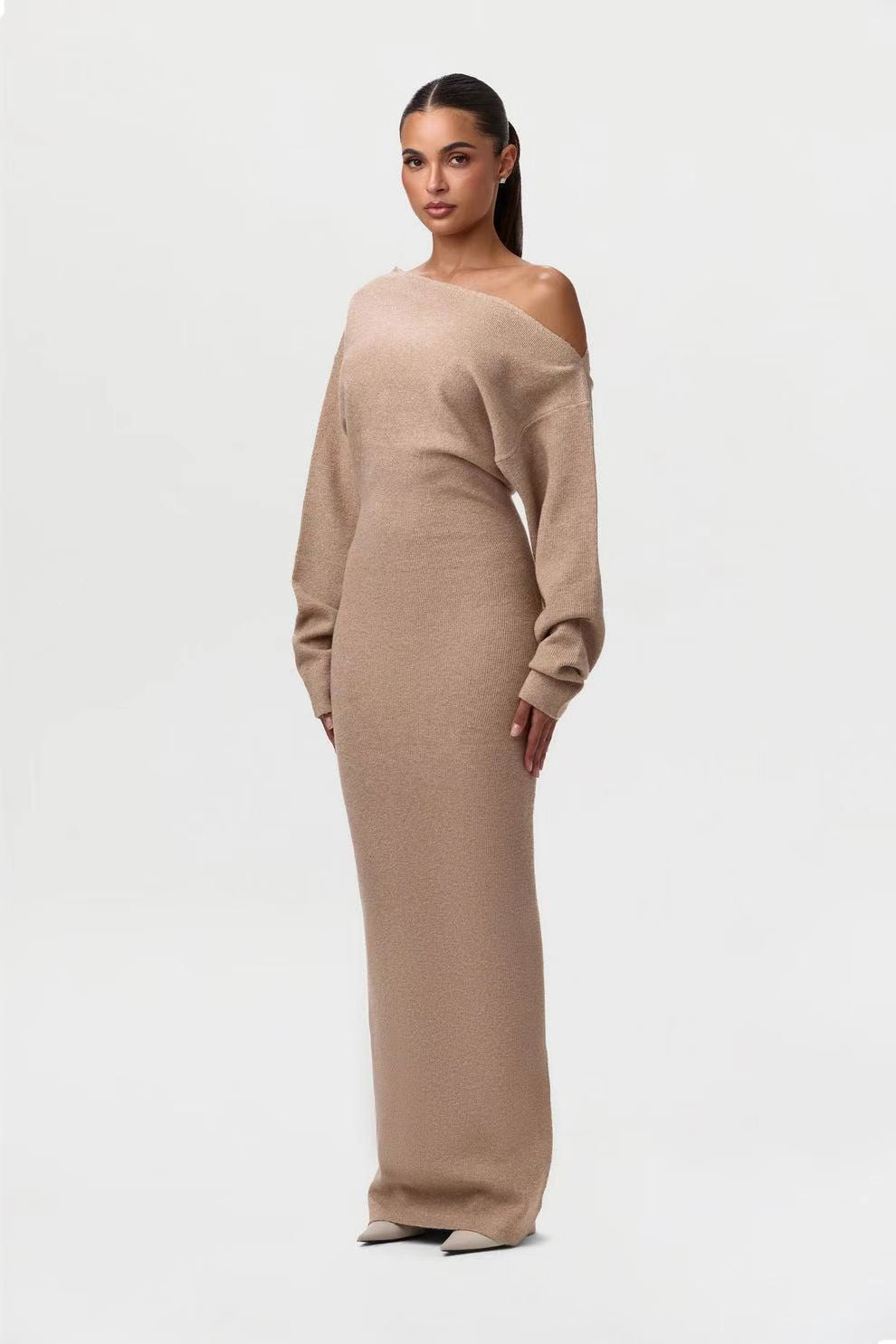Elegant Long Sleeve Women's Dress