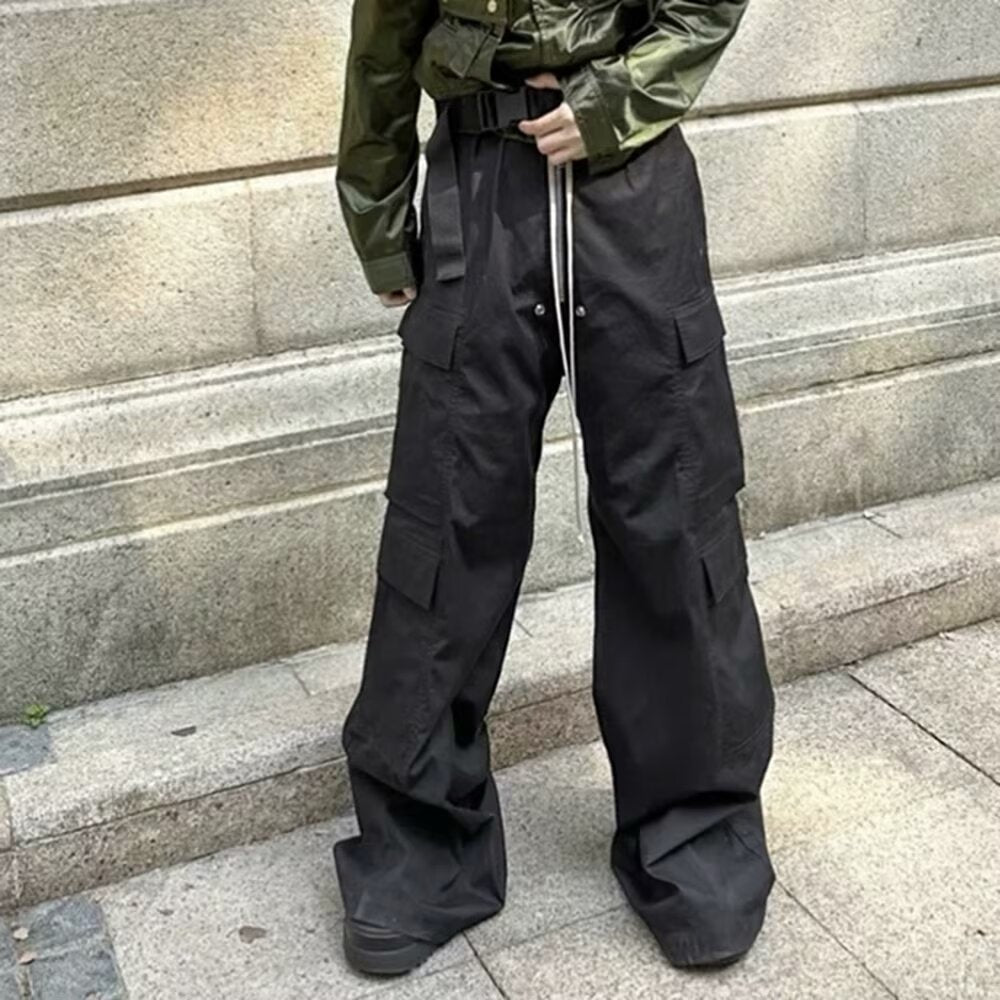 Mens Loose Fit Cargo Trousers